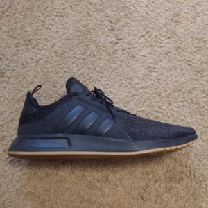 Adidas x-plr black gum men's shoes size 13